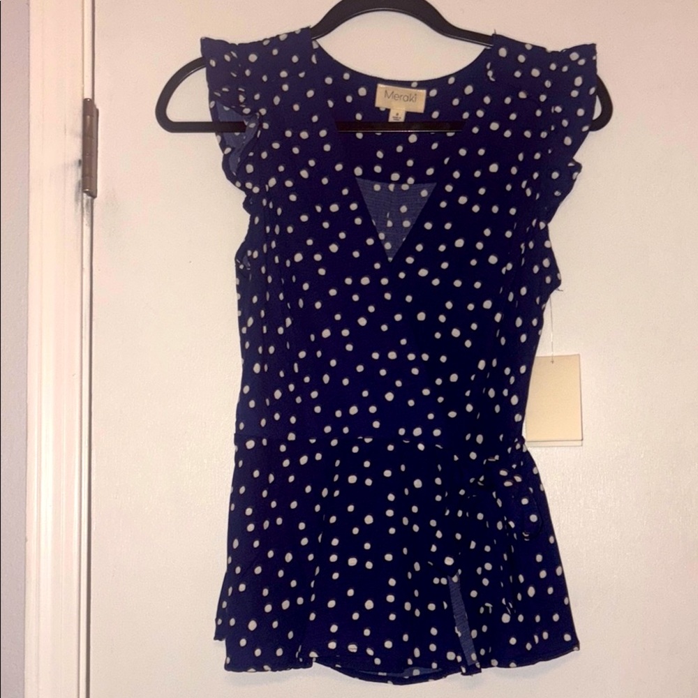 NWT peplum top